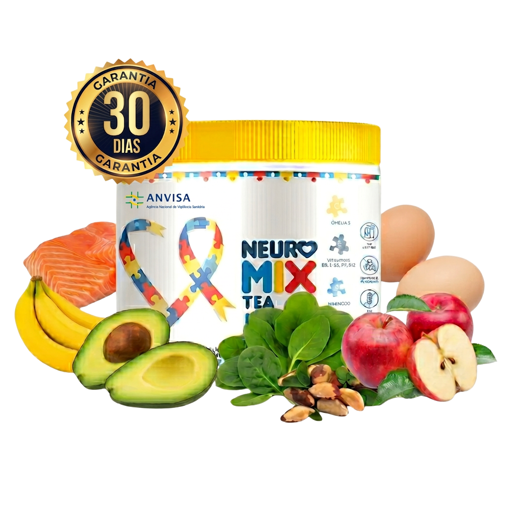 Pote do suplemento Neuro Mix Tea Kids